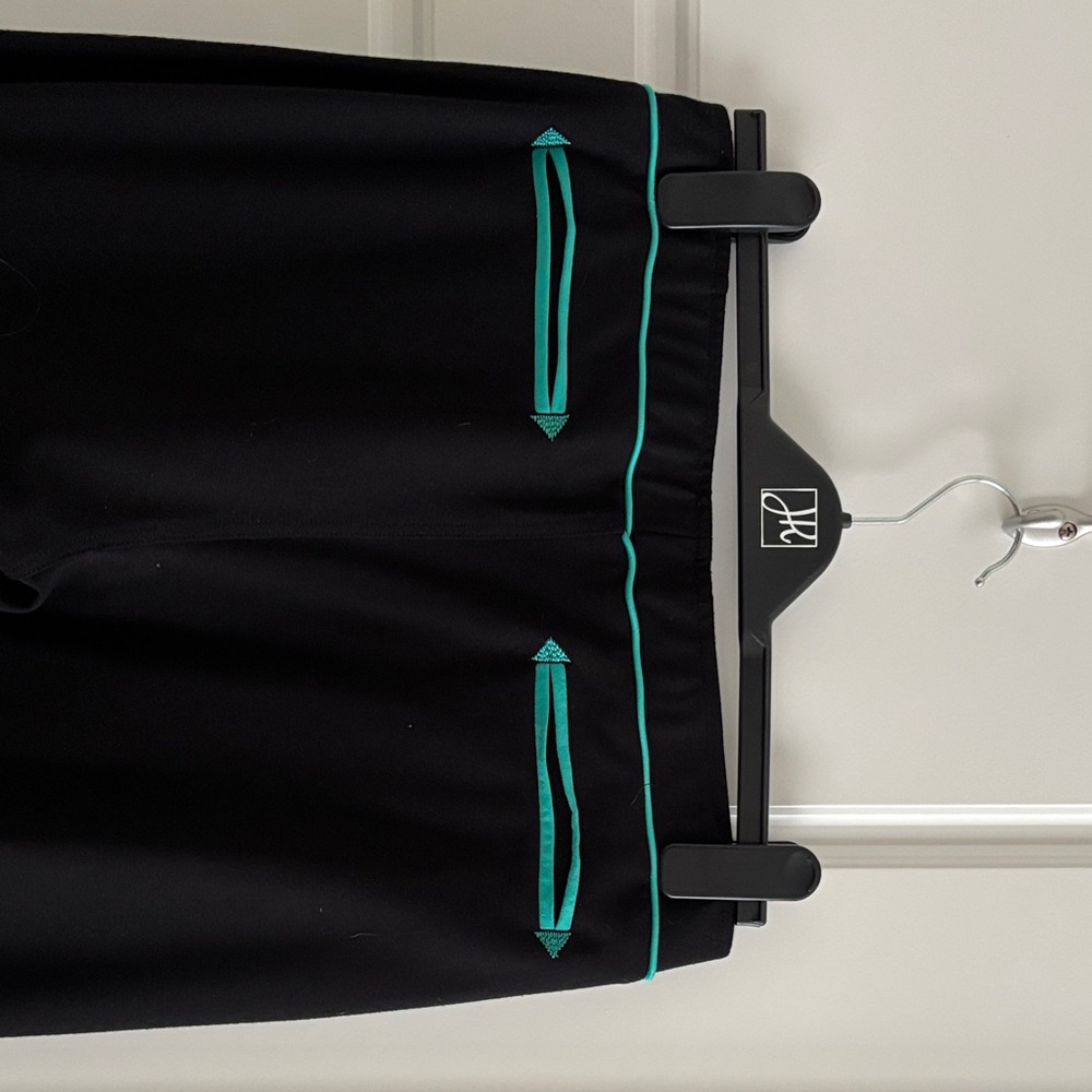 Double D Ranch Black Trousers with Teal Highlights - Picture 7 of 11